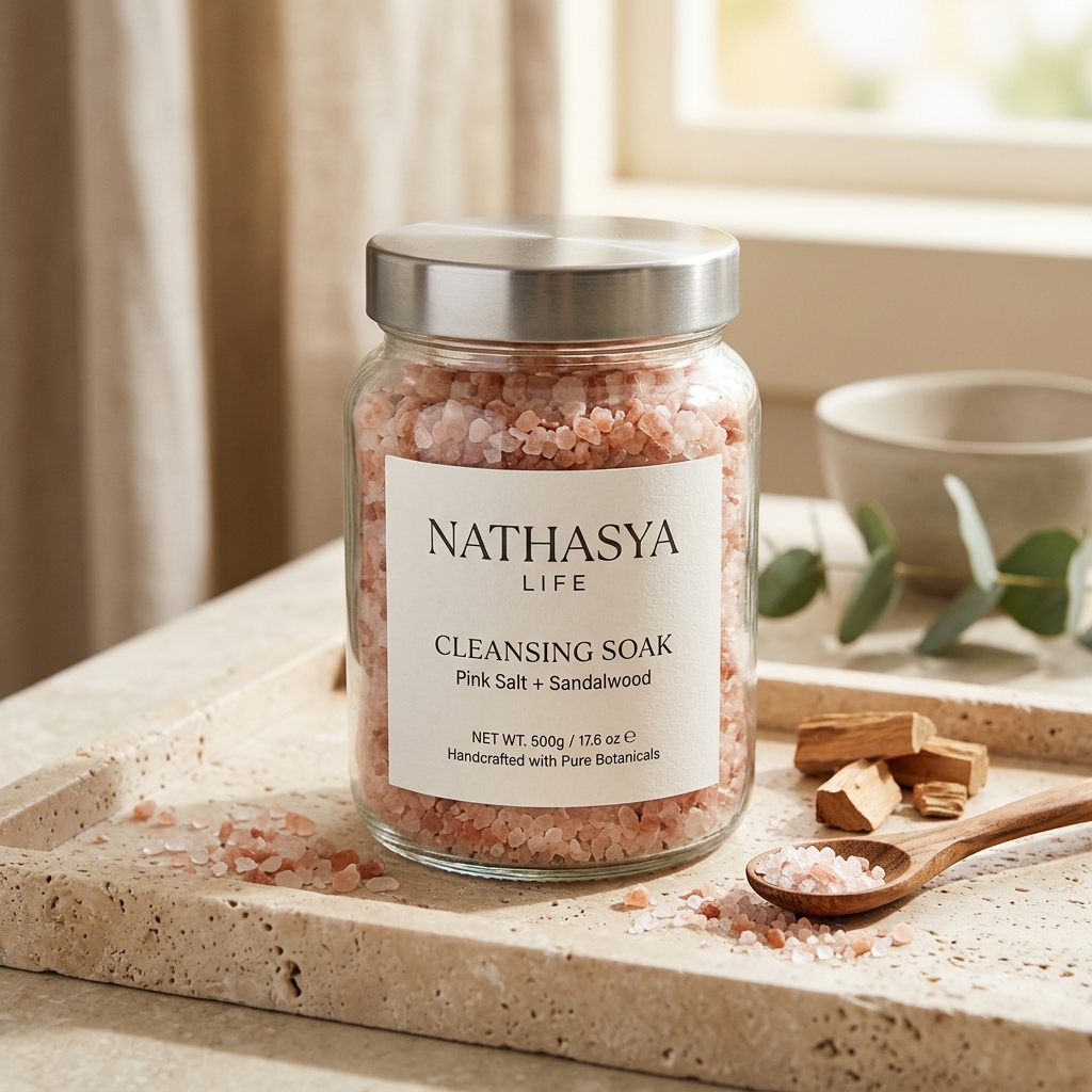 Cleansing Soak (Pink Salt + Sandalwood)